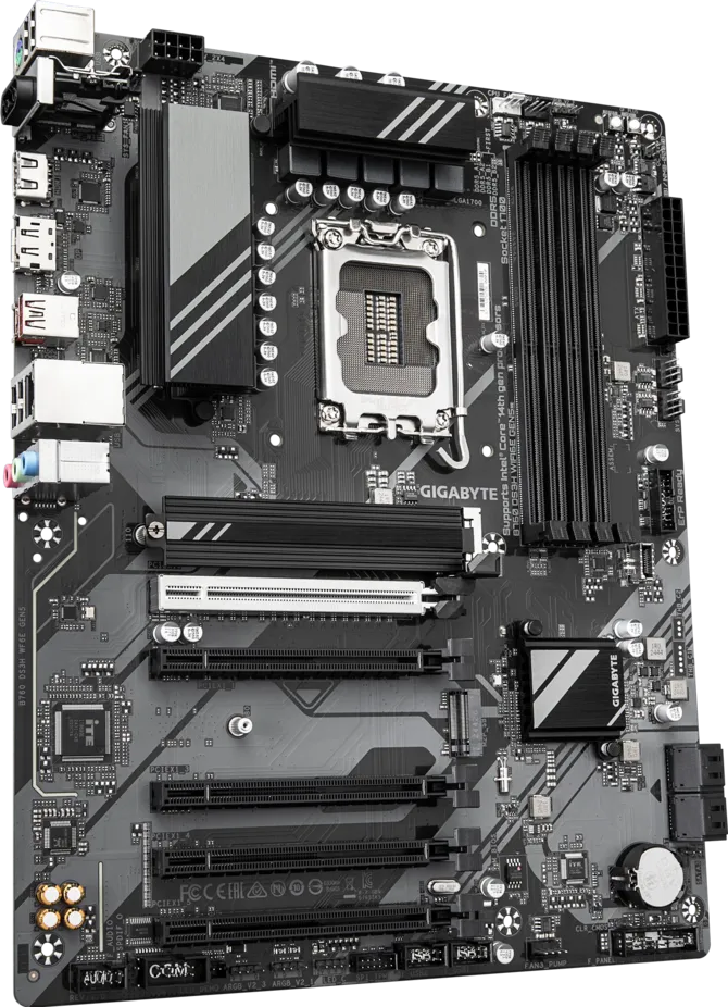 Placa de baza GIGABYTE B760 DS3H WF6E GEN5, Socket LGA1700, 4 x DDR5, 4 x SATA, 2 x M.2 (B760 DS3H WF6E GEN5) - GIGABYTE [3]