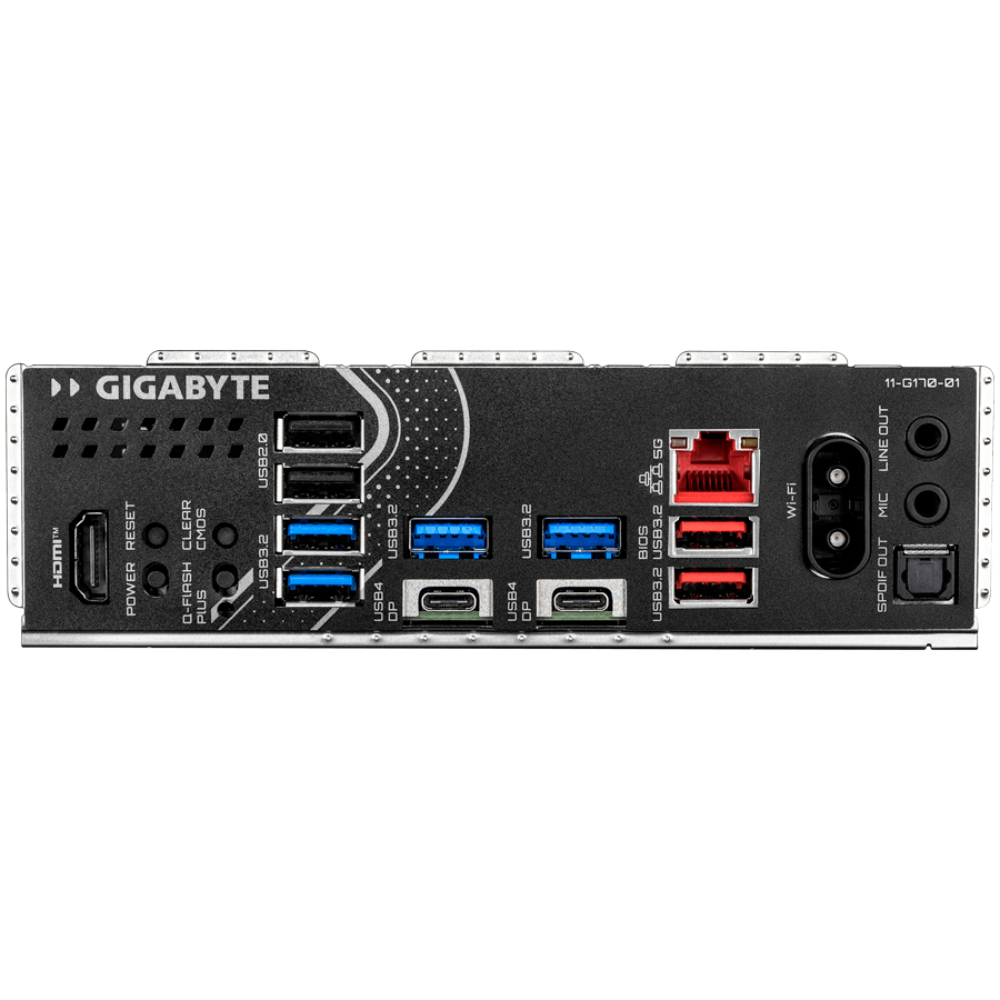 GIGABYTE Mainboard Desktop X870E EAGLE WIFI7 (AM5,4 x DDR5, 2 x USB4 TypeC, 1xHDMI, 5GLAN, 1 x PCIe x16, 4 x M.2,4xSATA6, Wi-Fi 7, BT5.4) ATX [3]