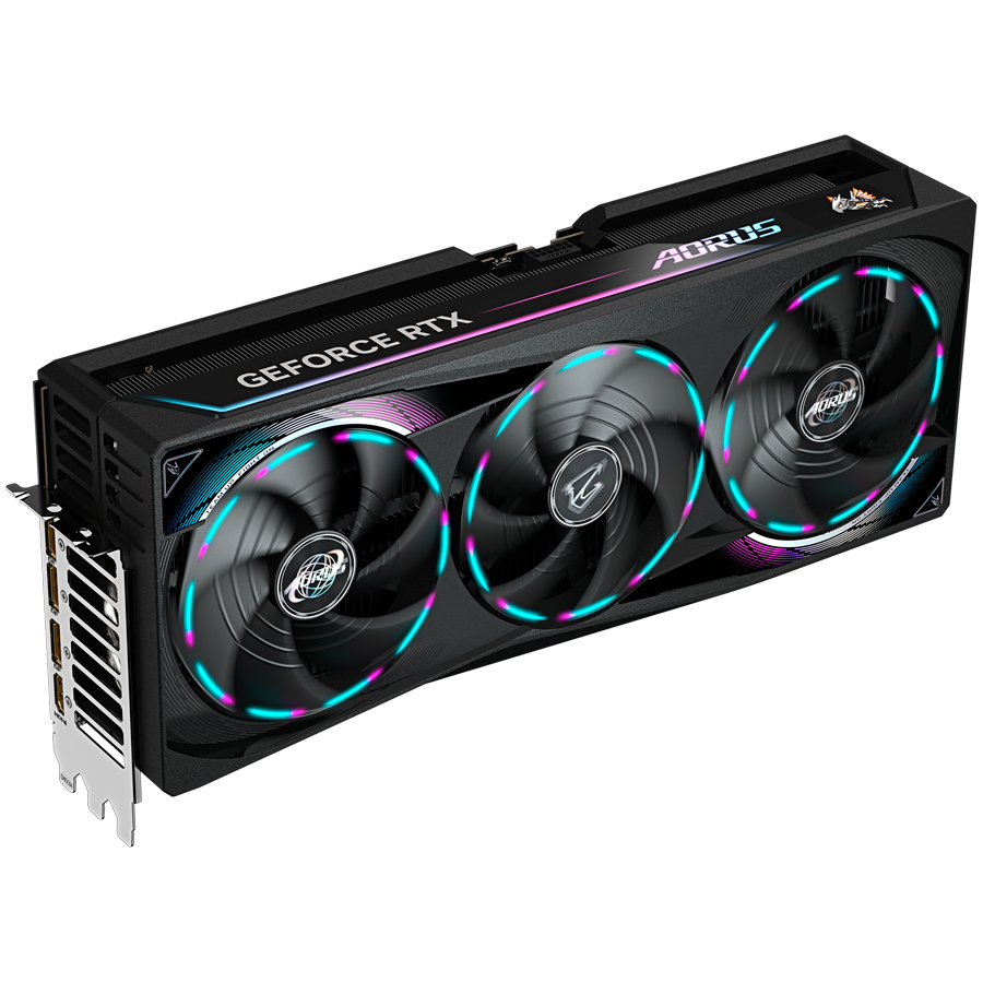 GIGABYTE Video Card NVIDIA AORUS GeForce RTX 5090 MASTER 32G (32GB GDDR7/512bit, PCI-E 5.0, Recommended PSU 1000W, 16Pin Power connector, 3x DP, 1x HDMI) Black [2]