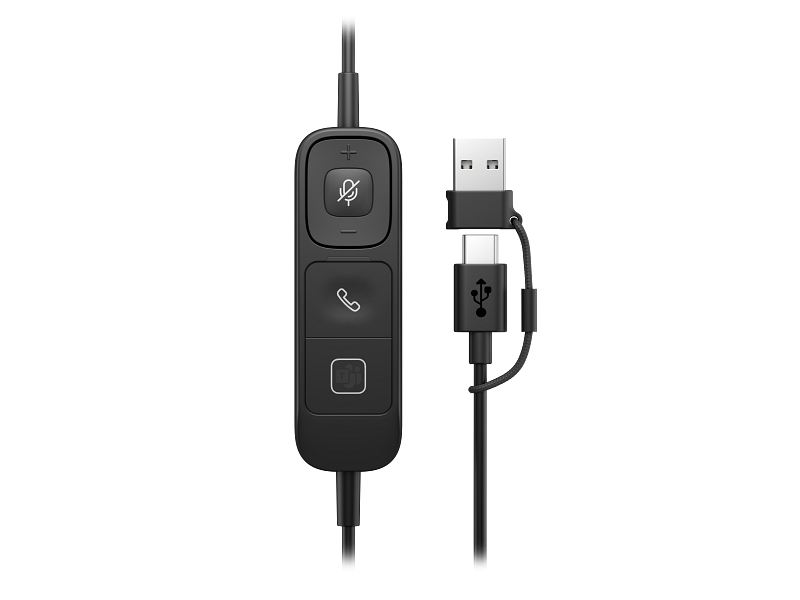 Casti cu fir HP Poly Mission 425 Stereo USB - HP INC. [5]