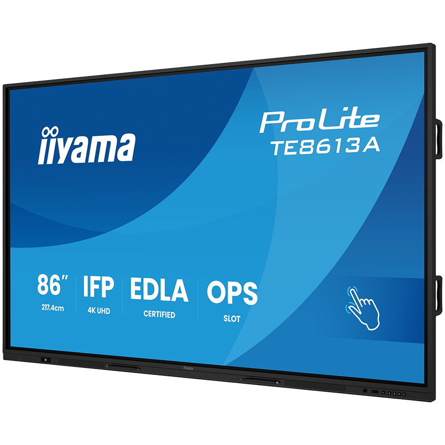 IIYAMA LFD ProLite TE8613A-B2AG 86" Google EDLA Certified IFP Interactive display 500cd 1200:1 8ms PureTouch-IR iiWare 21E (Android 14 OS, Android 16 summer 2026) [2]
