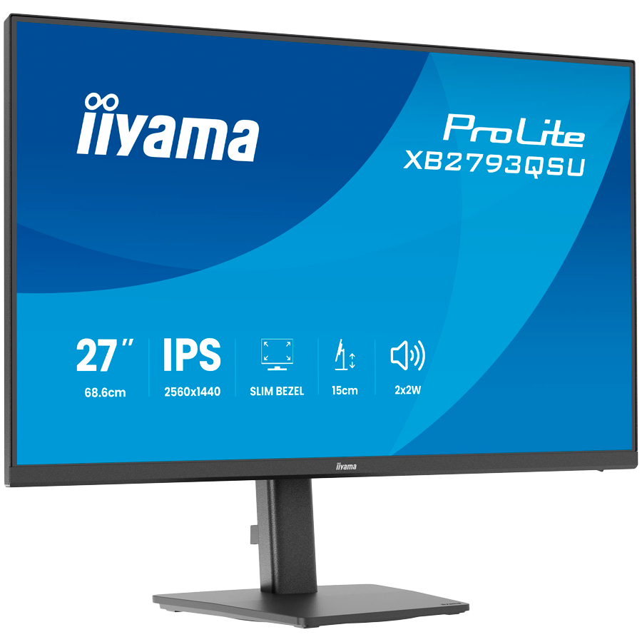 IIYAMA ProLite XB2793QSU-B1 - Monitor LED 27", WQHD (2560 x 1440), 75Hz, IPS, Ergonomic [3]
