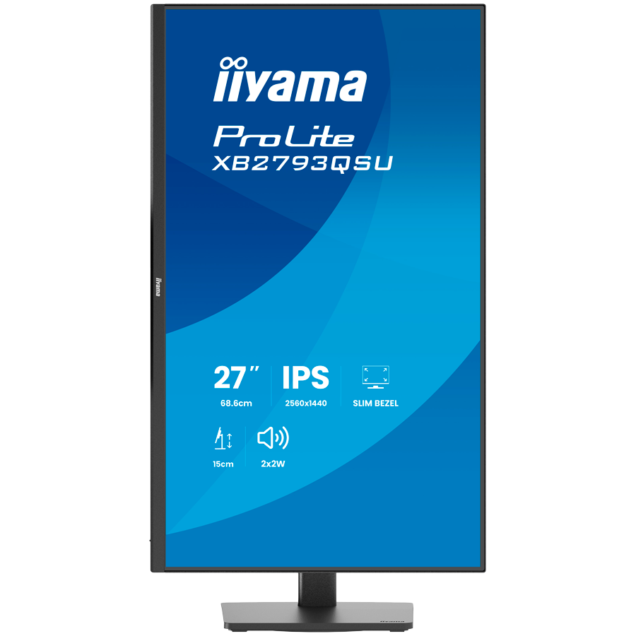 IIYAMA ProLite XB2793QSU-B1 - Monitor LED 27", WQHD (2560 x 1440), 75Hz, IPS, Ergonomic [2]