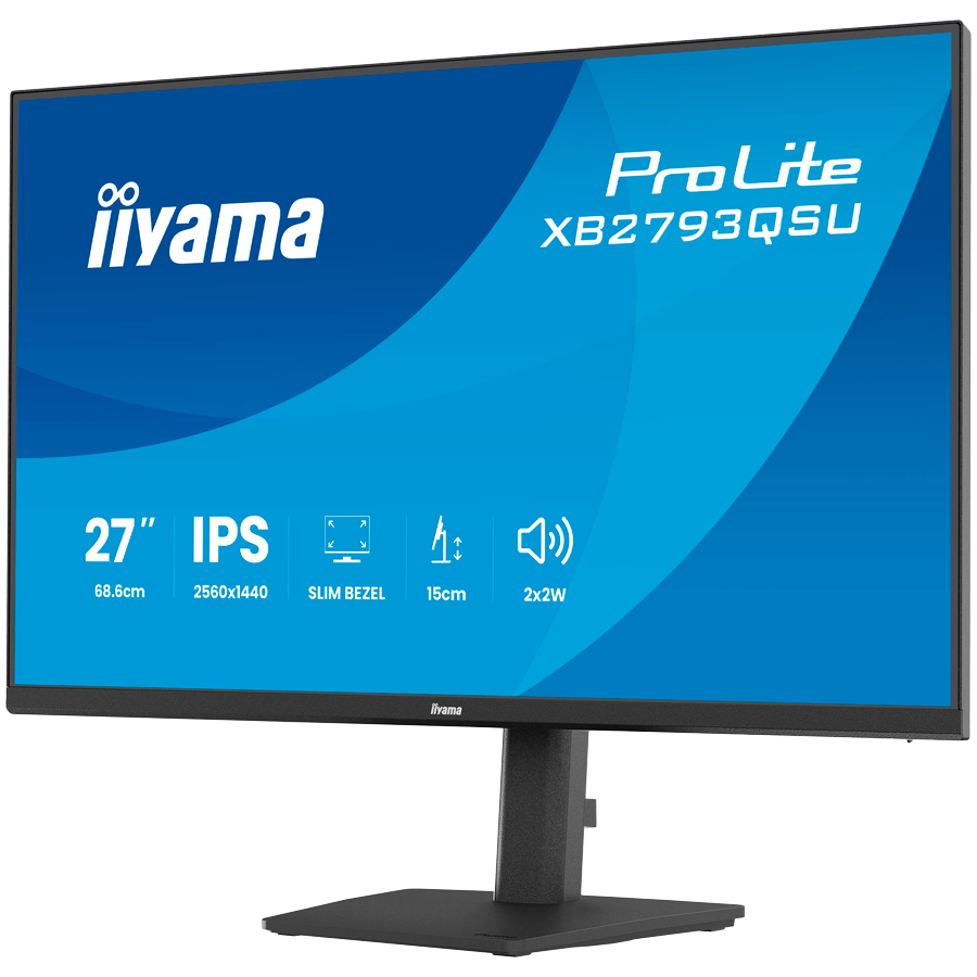 IIYAMA ProLite XB2793QSU-B1 - Monitor LED 27", WQHD (2560 x 1440), 75Hz, IPS, Ergonomic [4]