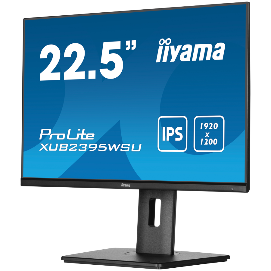 IIYAMA Monitor LED XUB2395WSU-B5 22.5" IPS 1920x1200 16:10 250cd 1000:1 4ms VGA HDMI DP USB Hub height, swivel, tilt, pivot (rotation both sides) [3]