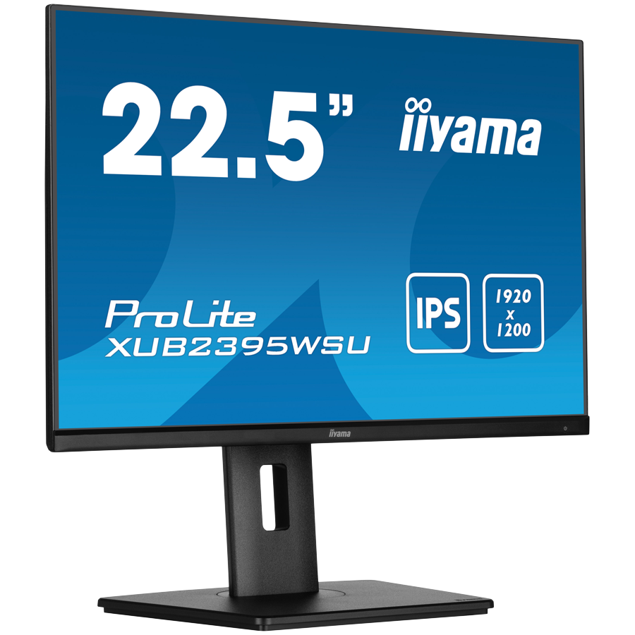 IIYAMA Monitor LED XUB2395WSU-B5 22.5" IPS 1920x1200 16:10 250cd 1000:1 4ms VGA HDMI DP USB Hub height, swivel, tilt, pivot (rotation both sides) [2]