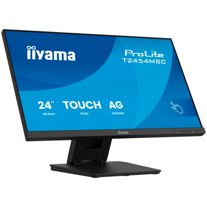 IIYAMA Monitor Touch T2454MSC-B3AG 24" InCell PCAP 10pt touchscreen monitor featuring IPS panel technology, Anti-Glare coating and a flexible stand [2]