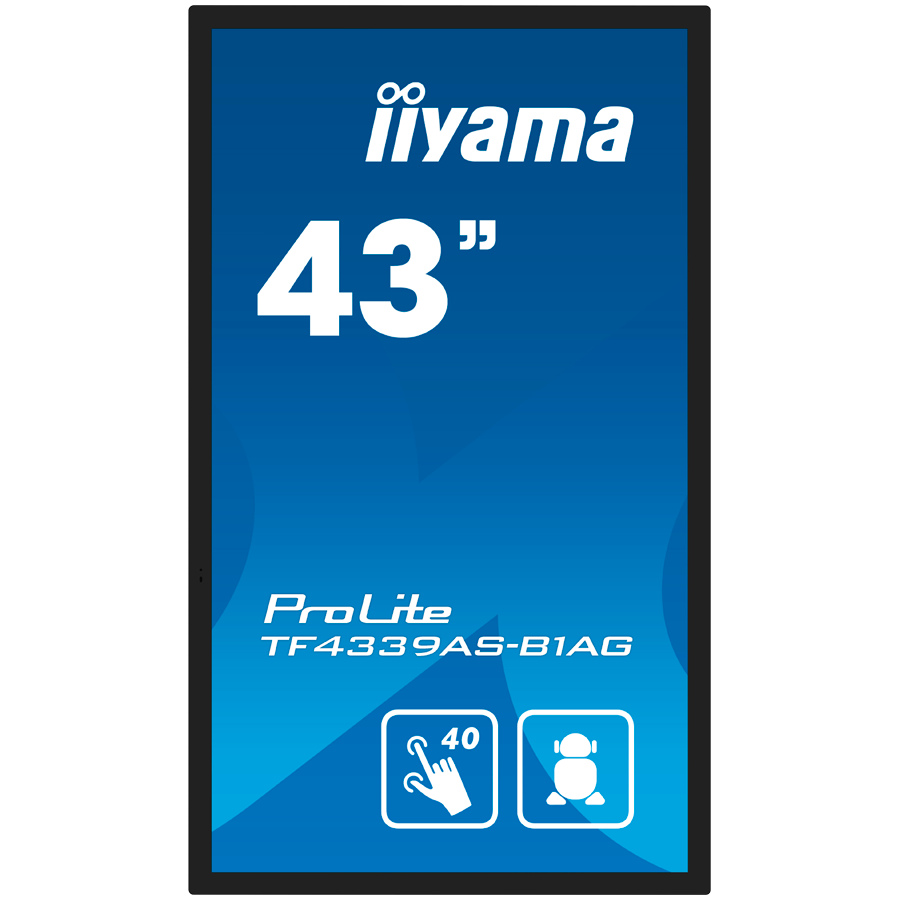 IIYAMA Prolite TF4339AS-B1AG Business Monitor - 108 cm (42.5"), 4K UHD (3840x2160), IPS LED, 60Hz, 8ms, 500 cd/m² [2]