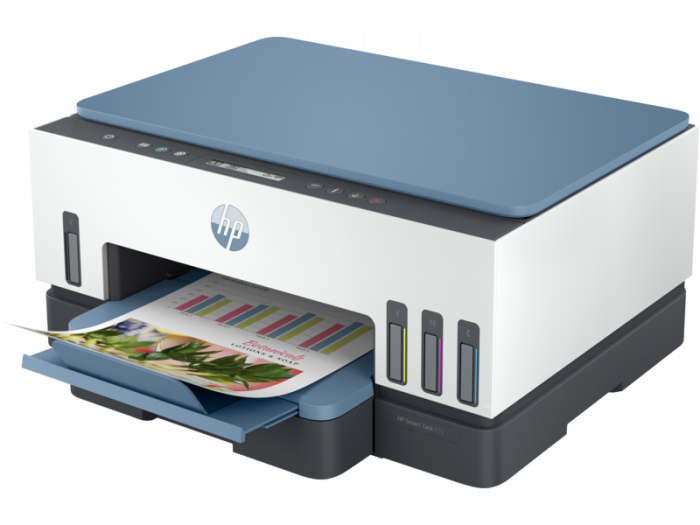 Multifunctionala HP Smart Tank 725 All-in-One, InkJet, CISS, Color, A4, Duplex, Wi-Fi, 15ppm [2]