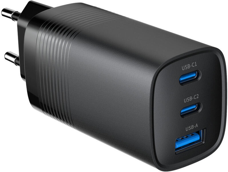 Incarcator auto Gembird TA-UC-PDQC65-01-BK USB-C PD 18W USB-A negru [2]