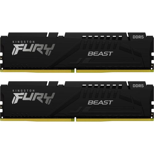 Kit Memorie Fury Kingston Fury Beast Black AMD EXPO, 16GB, DDR5-6000MHz, CL36, Dual Channel [4]