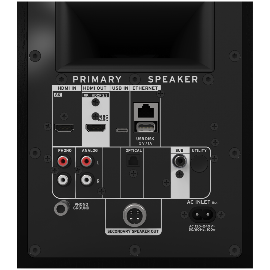Klipsch The Fives II, Powered speakers, Ebony, Pair [5]