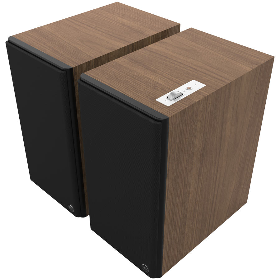 Klipsch The Nines II, Powered speakers, Walnut, Pair [4]