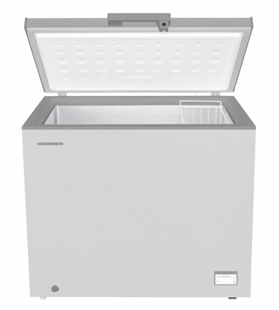 Lada frigorifica Heinner HCF-HM246CSE++, capacitate totala: 246L, clasa de eficienta energetica E, convertibila (frigider/congelator), control elecronic, lumina LED, 1 cos, rezistenta la frig, waterpr [2]