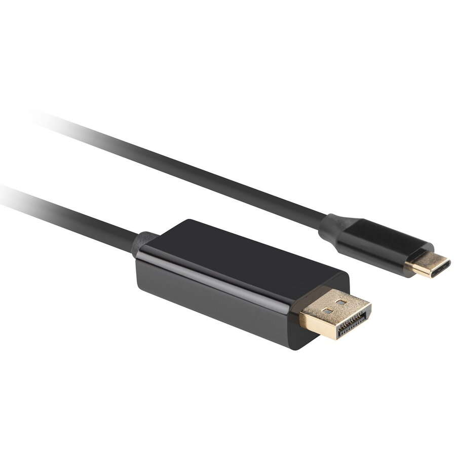 Cablu USB-C la DisplayPort Lanberg 3m 4K 60Hz negru (CA-CMDP-10CU-0030-BK) - LANBERG [3]
