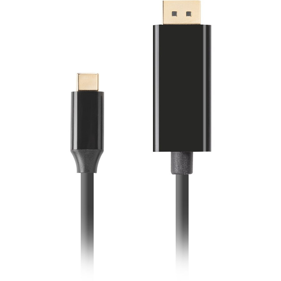 Cablu USB-C la DisplayPort Lanberg 3m 4K 60Hz negru (CA-CMDP-10CU-0030-BK) - LANBERG [2]