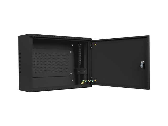 Rack de Perete LANBERG, 19 inch, 4U, Low-profile (540x200 mm), Negru, Asamblat [2]