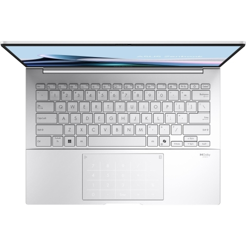 Laptop ASUS Zenbook 14 OLED UX3405CA-PP070X, Intel Core Ultra 9 285H, 14 inch, RAM 32 GB, SSD 1 TB, Intel Arc 140T, Windows 11 Pro, Foggy Silver [8]