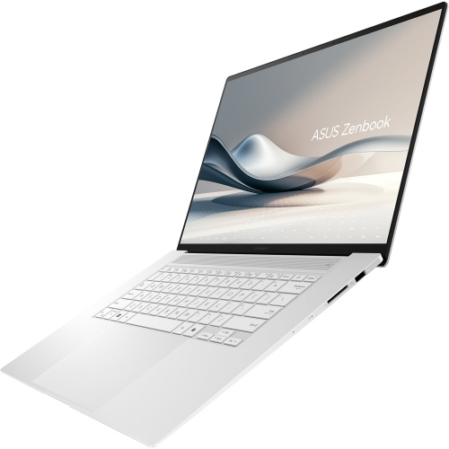 Laptop ASUS Zenbook S16 OLED UM5606WA-RJ242X, AMD Ryzen AI 9 HX 370, 16inch Touch, RAM 32GB, SSD 1TB, AMD Radeon 890M Graphics, Windows 11 Pro, Scandinavian White [6]