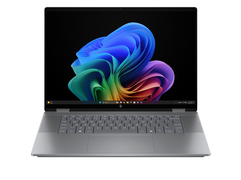 Laptop HP OmniBook X Flip AI 16-ar0007nn, AMD Ryzen 5, 16GB RAM, 512GB SSD, 16" 2K Touch, Meteor Silver [2]