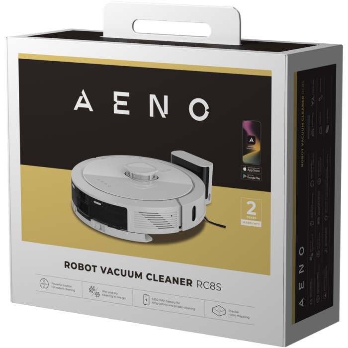 Laser Robot vacuum cleanerwith 5200 mah battery .2 in1 water tankand dustbin,300mi dustbin,300ml waterank,suction4000pa. [8]