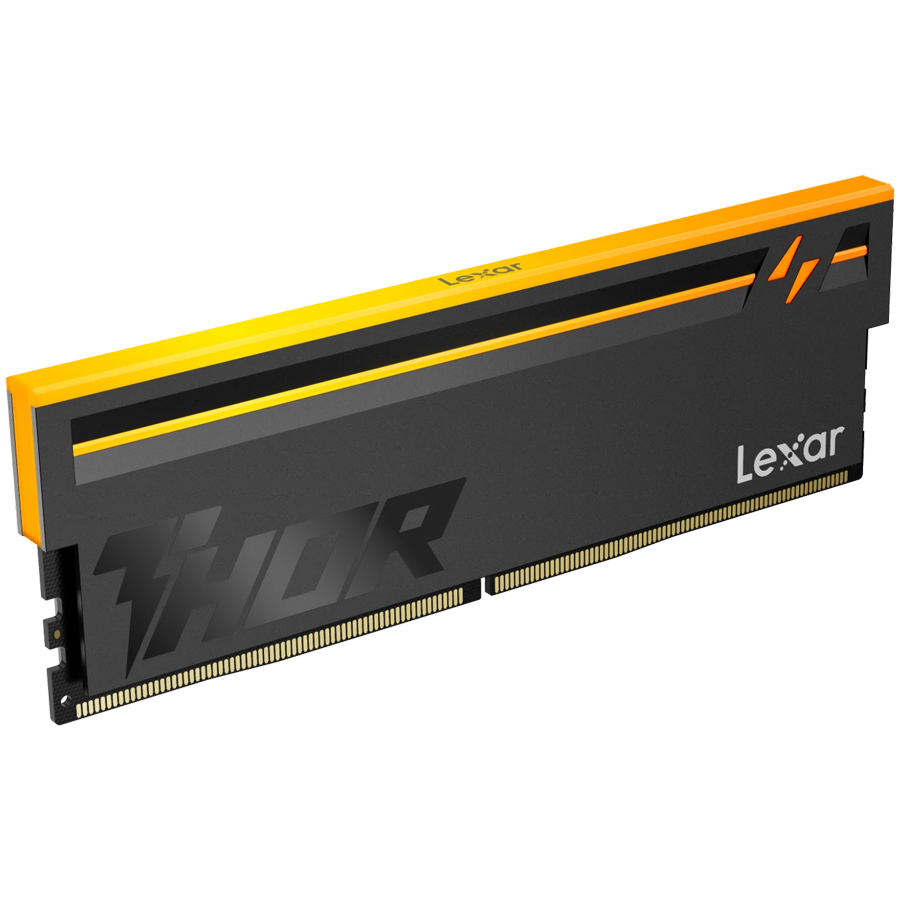 Lexar THOR 2.0 16GB DDR5 6000 CL36 1.3V Memory with heatsink and RGB lighting, Black Color, Single pack [2]