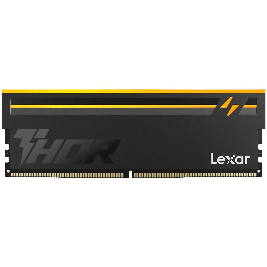 Lexar THOR 2.0 16GB DDR5 6000 CL36 1.3V Memory with heatsink and RGB lighting, Black Color, Single pack [1]