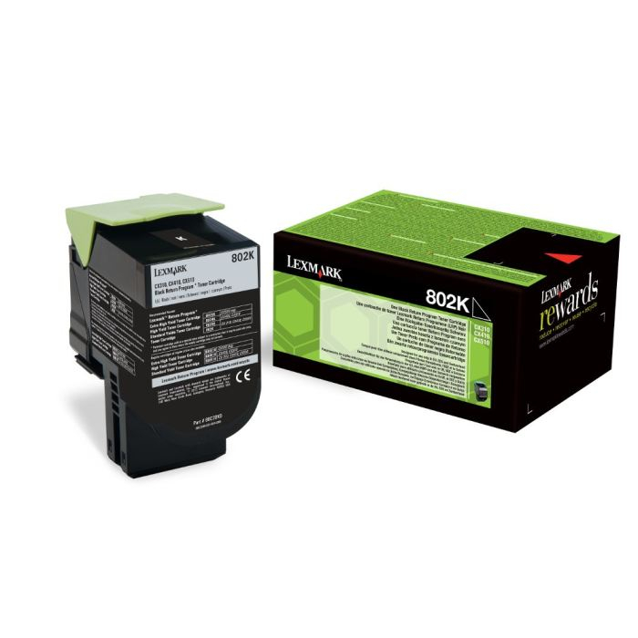 Lexmark 80C20K0 negru toner original [1]