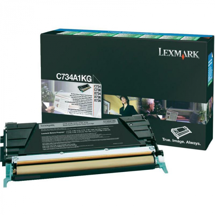 Cartus toner Lexmark Black Return Program C734A1KG [1]