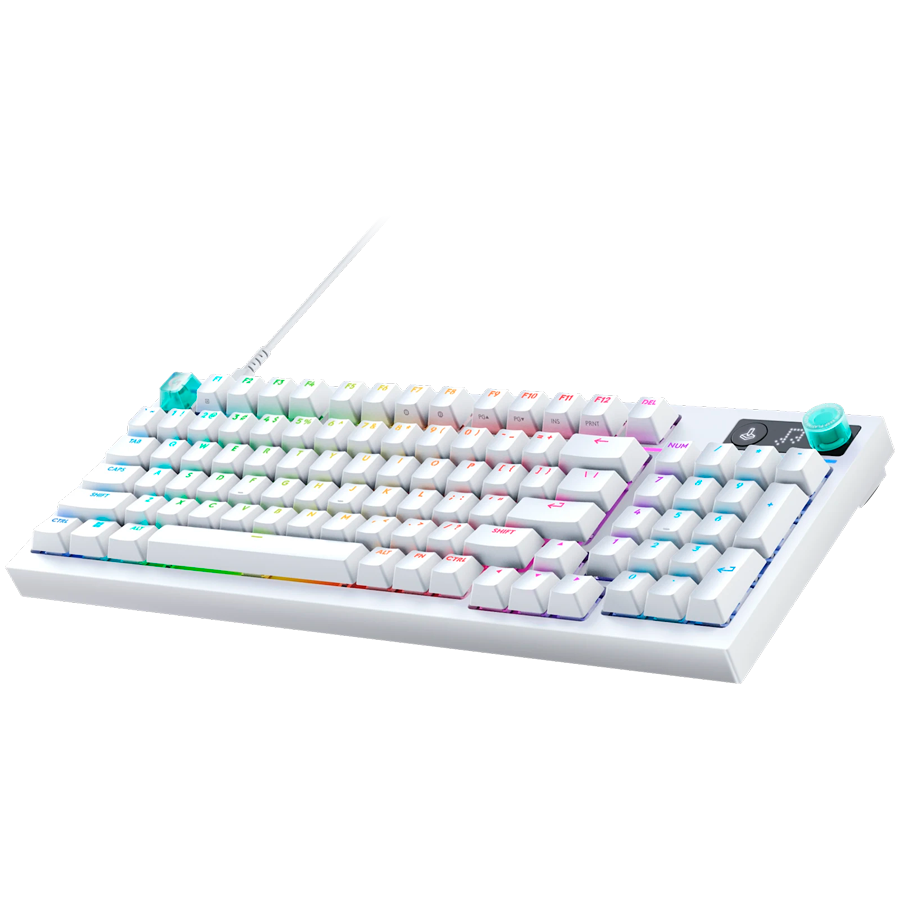 LOGITECH G316 X 98 Wired Gaming Keyboard - WHITE - US INT'L - USB - EMEA28i - 935 - TACTILE [4]