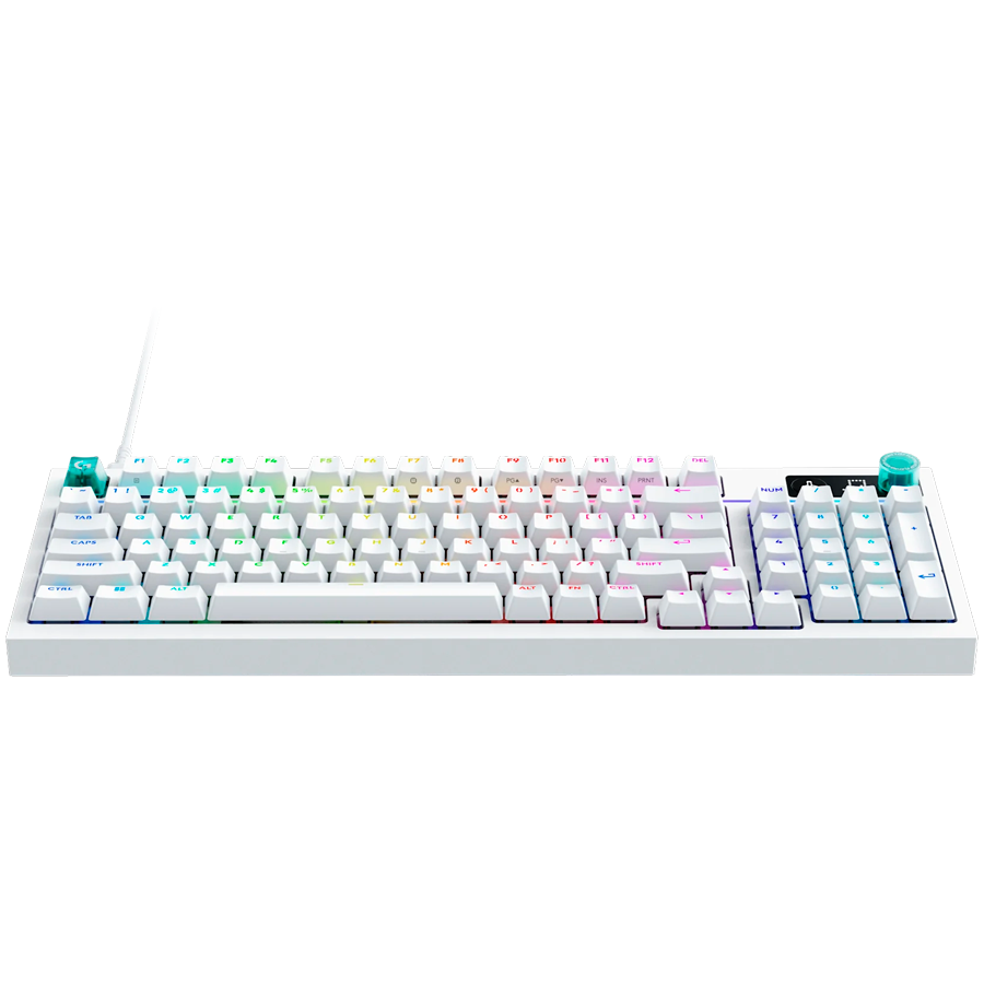 LOGITECH G316 X 98 Wired Gaming Keyboard - WHITE - US INT'L - USB - EMEA28i - 935 - TACTILE [2]