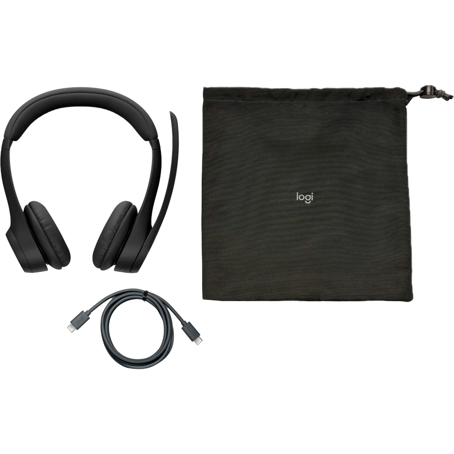 LOGITECH HEADSET - Zone 305 - MIDNIGHT BLACK - 2.4GHZ/BT - EMEA28-935 - BT DIRECT [6]