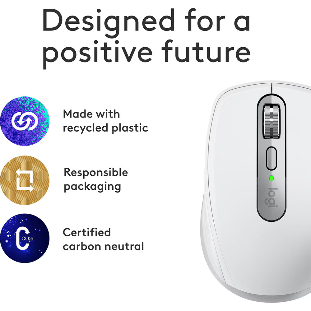 Mouse wireless Logitech MX Anywhere 3S for Mac Pale Grey (910-006946) - LOGITECH [3]