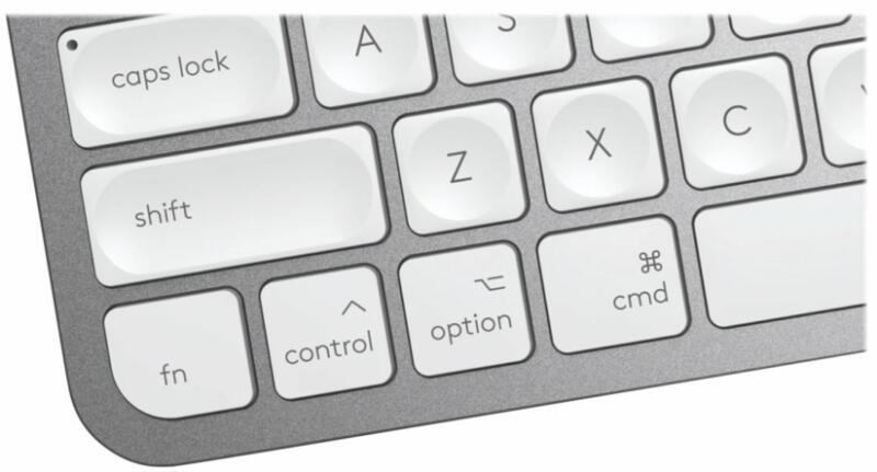 Tastatura wireless iluminata Logitech MX Keys Mini for Mac Minimalist Pale Grey US Layout (920-010526) - LOGITECH [3]