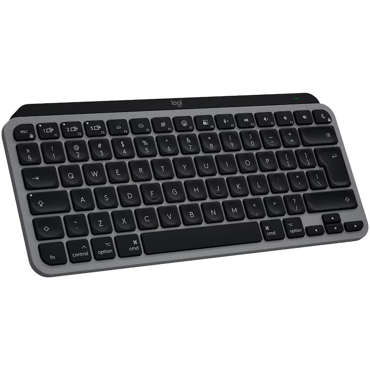 Tastatura wireless iluminata Logitech MX Keys Mini for Mac Minimalist Space Grey US Layout (920-012652) - LOGITECH [2]