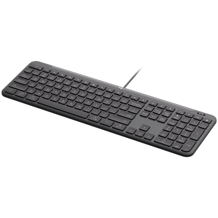 LOGITECH Signature Slim K620 Wired Keyboard for Business - GRAPHITE - US INT'L - USB - N/A - INTNL-973 - USB-C [3]