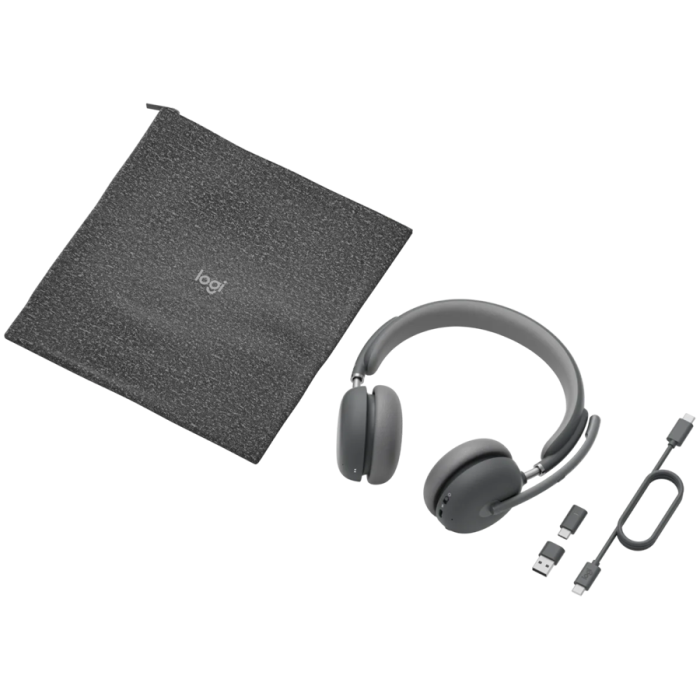 LOGITECH Zone Wireless 2 Headset Teams (native Bluetooth) - GRAPHITE,TEAMS - BT - N/A - EMEA-914 - NATIVE BT [3]