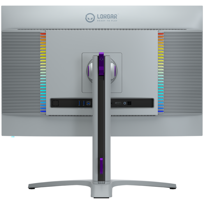 LORGAR 27MP1, UHD MiniLED Gaming Monitor Pro, 27'' (3840*2160) fast IPS flat monitor, black/milky grey [5]