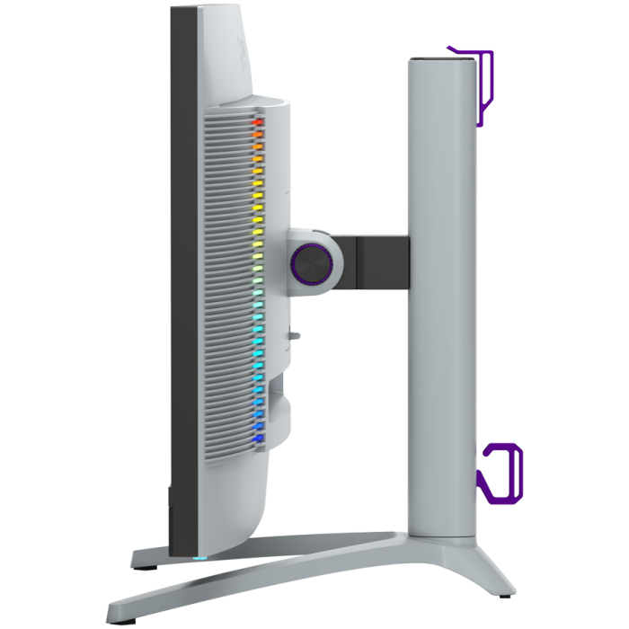 LORGAR 27MP1, UHD MiniLED Gaming Monitor Pro, 27'' (3840*2160) fast IPS flat monitor, black/milky grey [7]