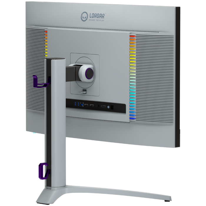 LORGAR 27MP1, UHD MiniLED Gaming Monitor Pro, 27'' (3840*2160) fast IPS flat monitor, black/milky grey [6]