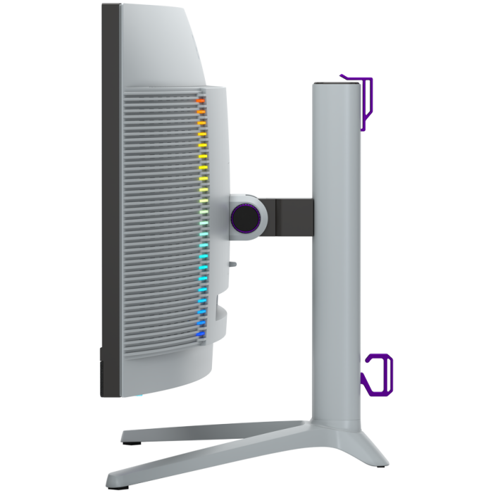 LORGAR 34MP1, UWQHD MiniLED Gaming Monitor Pro, 34'' (3440*1440) VA curved monitor, black/milky grey [7]