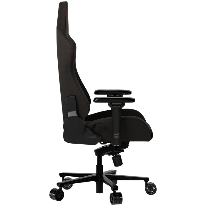 LORGAR Ace 422, Gaming chair, Anti-stain durable fabric, 1.8 mm metal frame, multiblock mechanism, 4D armrests, 5 Star aluminium base, Class-4 gas lift, 75mm PU casters, Black + red [3]