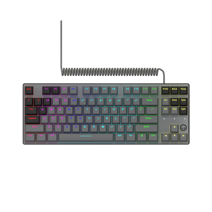 LORGAR Azar 514TKL, Wired RGB mechanical gaming keyboard, black, EN layout [2]