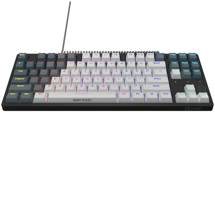 LORGAR Azar 514TKL, Wired RGB mechanical gaming keyboard, white, EN layout [4]