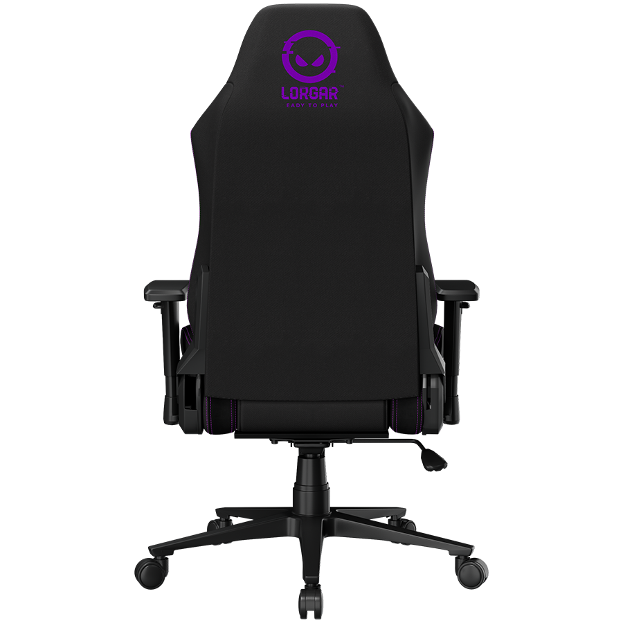 LORGAR CHA41, Ergonomic Gaming Chair Advanced, premium anti-stain fabric, Black/purple [9]