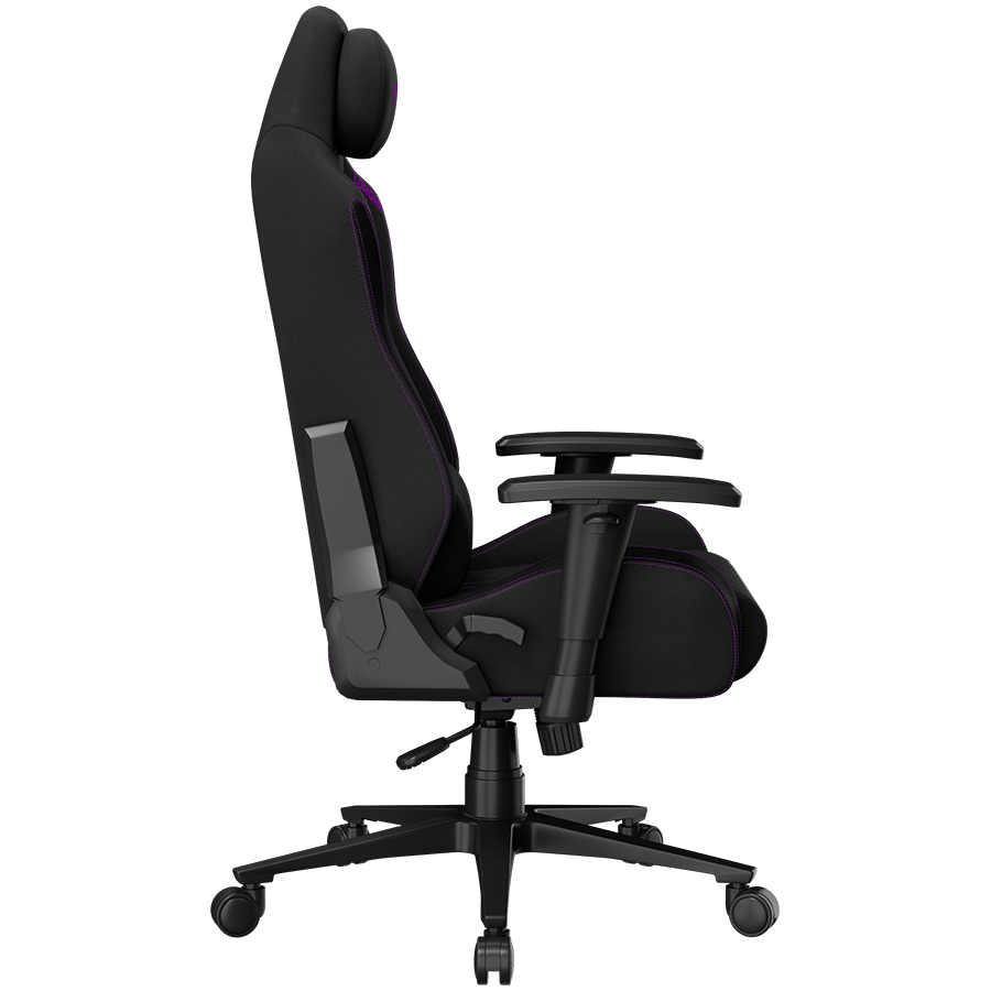 LORGAR CHA41, Ergonomic Gaming Chair Advanced, premium anti-stain fabric, Black/purple [15]