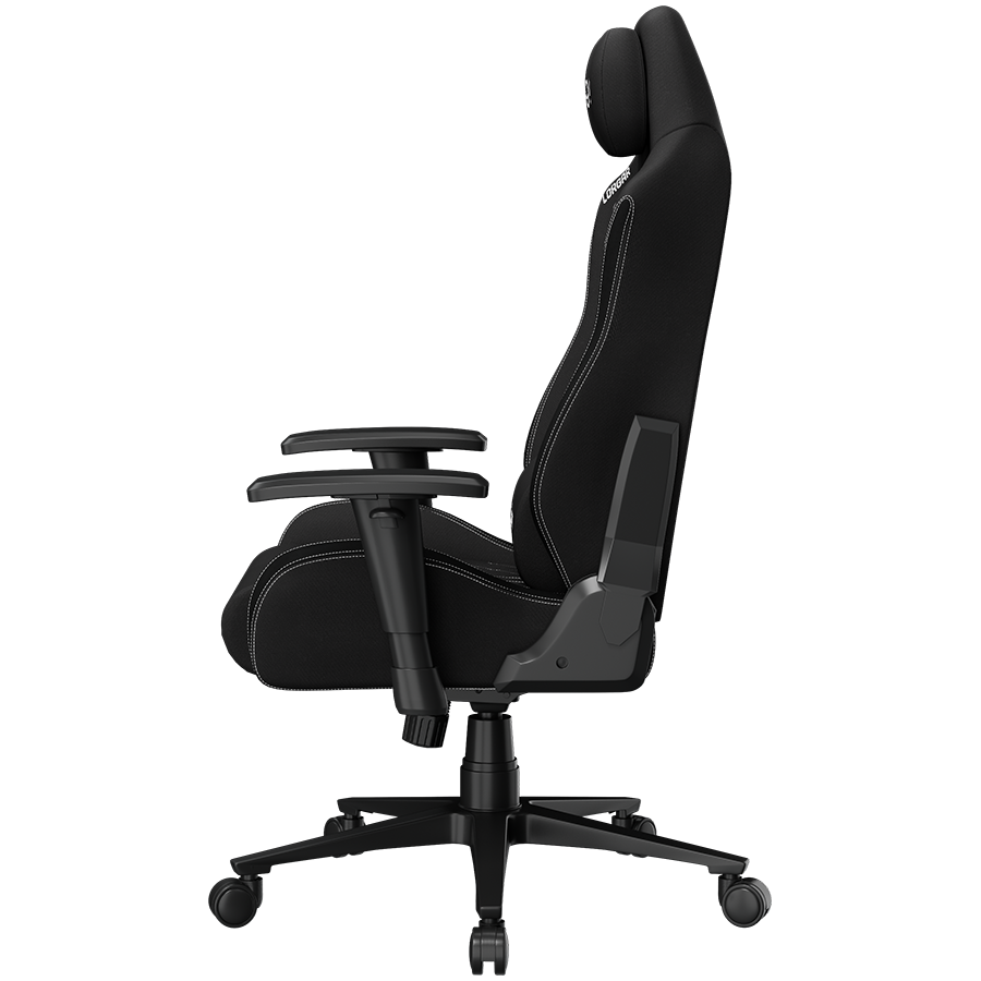 LORGAR CHA41, Ergonomic Gaming Chair Advanced, premium anti-stain fabric, Black/white [6]