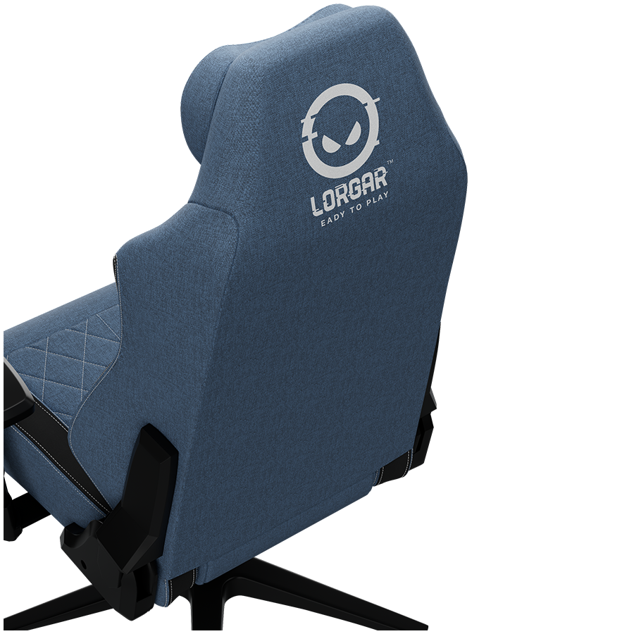 LORGAR CHA41, Ergonomic Gaming Chair Advanced, premium anti-stain fabric, Blue [20]