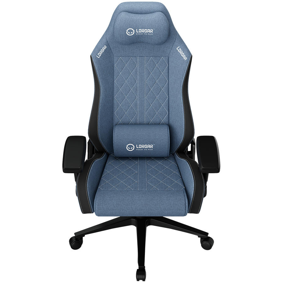 LORGAR CHA41, Ergonomic Gaming Chair Advanced, premium anti-stain fabric, Blue [2]