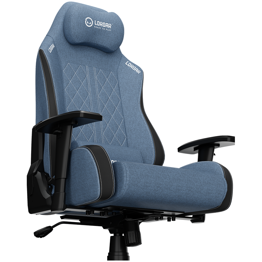 LORGAR CHA41, Ergonomic Gaming Chair Advanced, premium anti-stain fabric, Blue [17]
